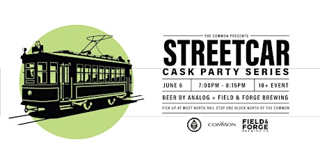 Image principale de Analog & Field and Forge Brewing  - Cask Beer Streetcar June 6th - 645 PM