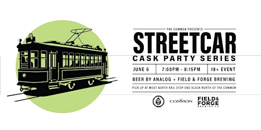 Analog & Field and Forge Brewing  - Cask Beer Streetcar June 6th - 645 PM primary image