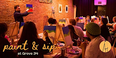 Paint and Sip "Cala Lillies" - Astoria, NY primary image