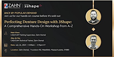 Imagem principal de Perfecting Denture Design with 3Shape: Comprehensive Hands-On Workshop