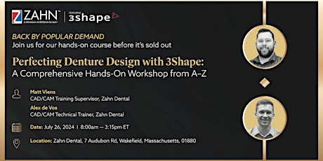 Perfecting Denture Design with 3Shape: Comprehensive Hands-On Workshop