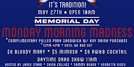 IBT’s Monday Morning Madness • Memorial Day • Hosted by Janee Starr  primärbild