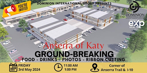 Immagine principale di Anserra of Katy Class A Retail Ground Breaking 