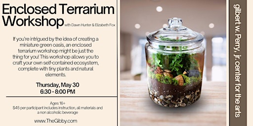 Imagem principal do evento Enclosed Terrarium Workshop
