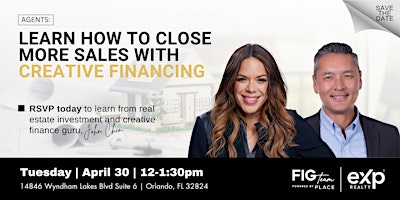 Image principale de Learn how to close more sales with creative financing