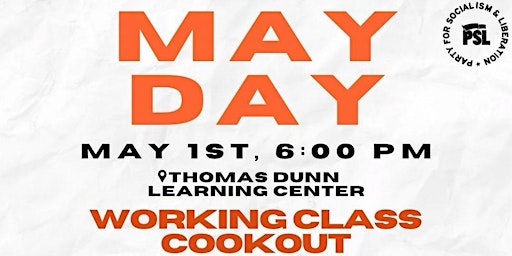 May Day Working Class Cookout! primary image