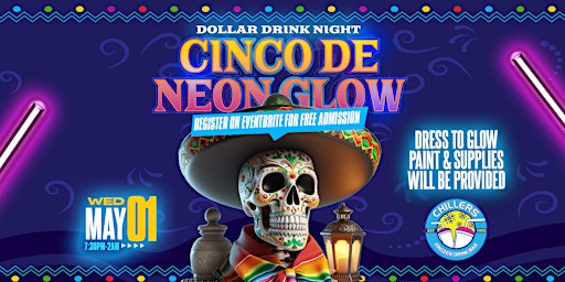 Cinco De Neon Glow Party: Dollar Drink Night Special Edition  primärbild