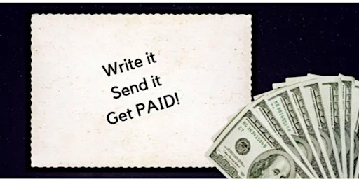 Write Post Cards & Make $50-$75/Hour   Note: Eventbrite time is 7-8 PM 4/26 primary image