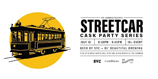 SYC & Wild Winds Brewery  - Cask Beer Streetcar July18th - 815PM primary image