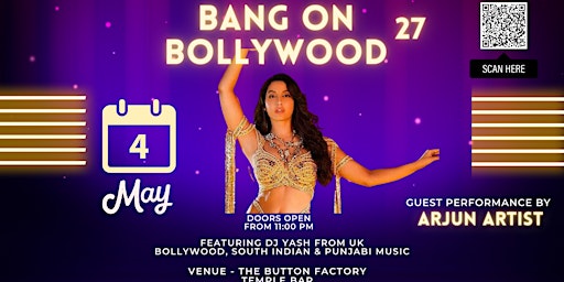 Hauptbild für Bang On Bollywood-27 |Bollywood x Punjabi x South Music & Arjun Live|