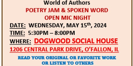World of Authors Poetry Jam & Spoken Word Open-Mic Night