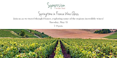 Imagem principal do evento Springtime in France  - Wine Class