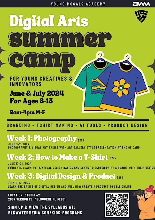 Digital Arts Summer Camp