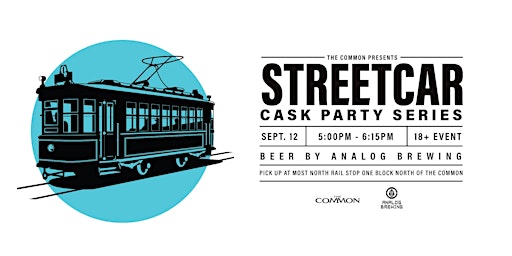 Blind Enthusiasm & Analog - Cask Beer Streetcar Sept 12 - 500 PM primary image