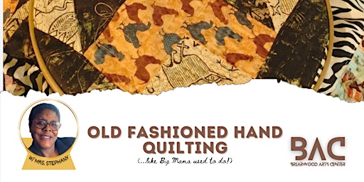Hauptbild für Old Fashioned Hand-Quilting Workshop