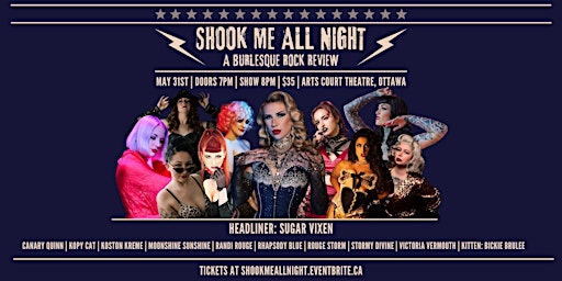 Imagem principal do evento Shook Me All Night: A Burlesque Rock Review