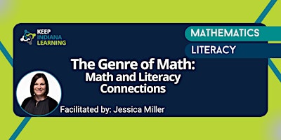 Imagen principal de The Genre of Math: Building Math and Literacy Connections (Oct. 3rd, 2024)