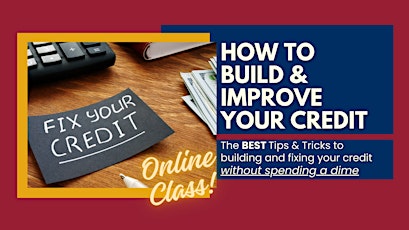 HOW BUILD & IMPROVE YOUR CREDIT FOR FREE!