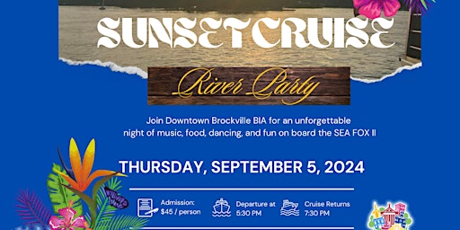 Sunset Cruise  River Party  primärbild