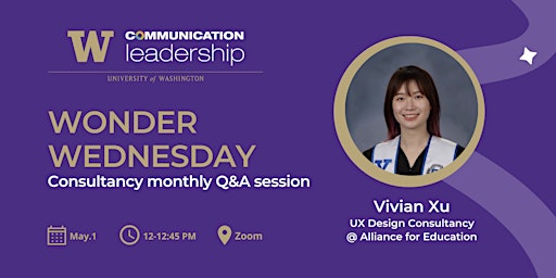 Wonder Wednesday - Comm Lead Consultancy Q&A Session primary image