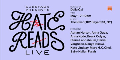 Substack Presents: Hate Read Live! primary image