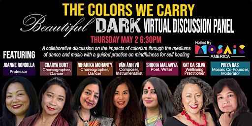 Imagem principal do evento The Colors We Carry: a 'Beautiful Dark' Discussion