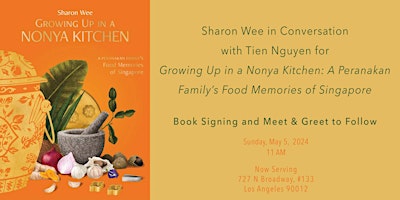 Sharon Wee in Conversation for Growing Up in a Nonya Kitchen