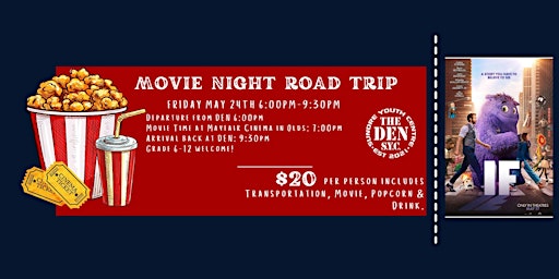 Primaire afbeelding van Movie Night Road Trip with The DEN S.Y.C