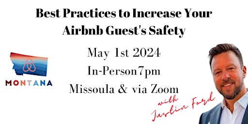 Hauptbild für Best Practices to increase your Airbnb Guest Safety and Reduce Liability