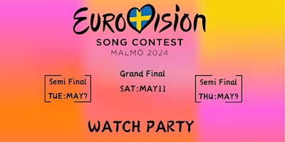 Imagem principal do evento EuroVision Song Contest Watch Party