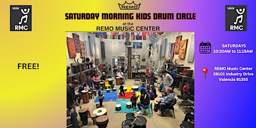 Imagen principal de REMO Saturday Morning Kids Drum Circle