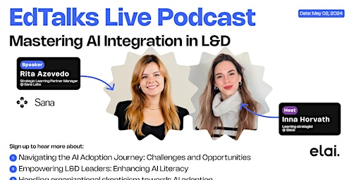 Hauptbild für Mastering AI Integration in L&D Live Podcast