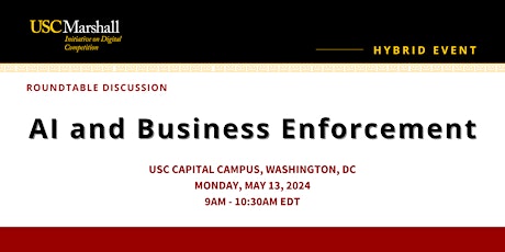 AI and Business Enforcement Roundtable Discussion