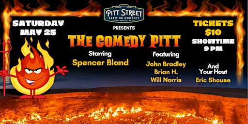 Imagem principal do evento The Comedy Pitt Stand-Up Showcase, May 25, 2024
