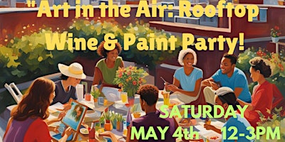 Imagem principal de Rooftop Wine and Paint Party
