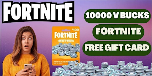 Free Fortnite V-Bucks codes of Access One Times primary image