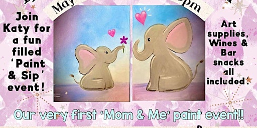 Image principale de Mom & Me Paint & Sip!
