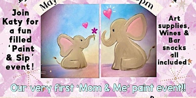 Immagine principale di Mom & Me Paint & Sip! 