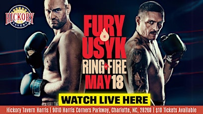 Tyson Fury vs Oleksandr Usyk at Hickory Tavern Harris Blvd