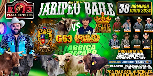 Imagem principal do evento Jaripeo con Rancho El Aguaje de Sergio Pelayo Jr en Austin Tx.