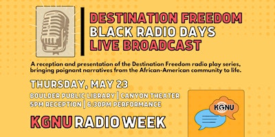 Imagem principal de Destination Freedom: Black Radio Days Live Radio Play and Broadcast