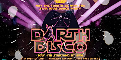 Imagem principal do evento Darth Disco - Star Wars Costume and Dance Party