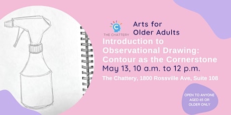 Arts for Older Adults: Observational Drawing - Contour - IN-PERSON