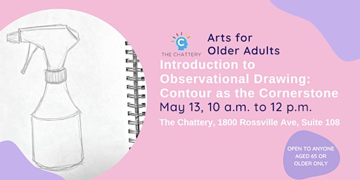 Arts for Older Adults: Observational Drawing - Contour - IN-PERSON primary image