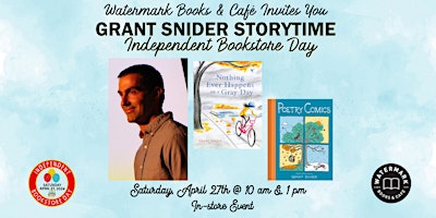 Imagen principal de Watermark Books & Café Invites You to Grant Snider