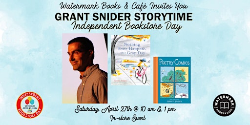 Immagine principale di Watermark Books & Café Invites You to Grant Snider 