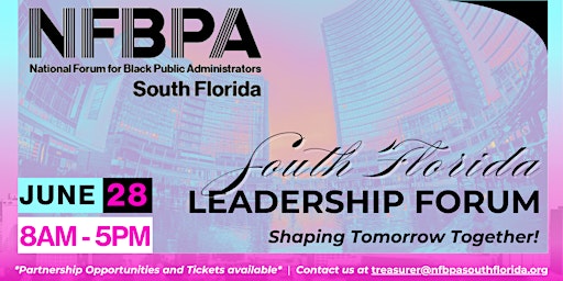 Imagem principal do evento South Florida Chapter, NFBPA Leadership Forum