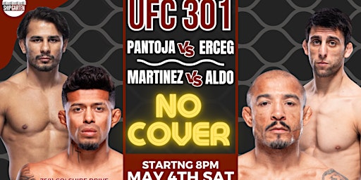 Image principale de UFC 301 Watch Party: Pantoja vs Erceg