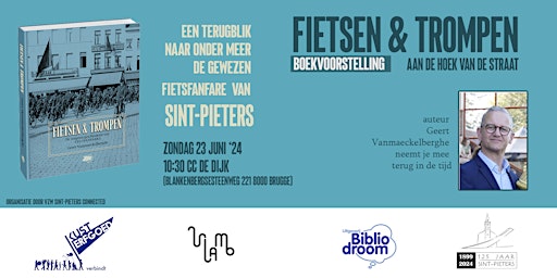 Imagem principal do evento Fietsen & Trompen – boekvoorstelling door Geert Vanmaeckelberghe