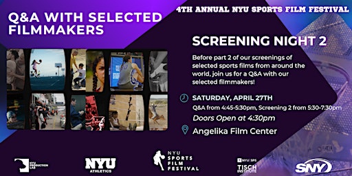Screening Night 2 ft. Selected Filmmakers Q&A primary image